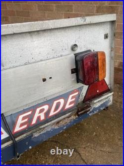 Erde Galvanised Utility Trailer Small Camping/Garden Trailer Needs TLC