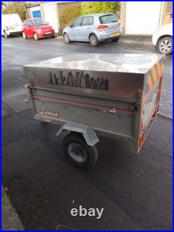 Erde Trailer With Good Tyres Proper Latch On Canopy. Plywood Floor