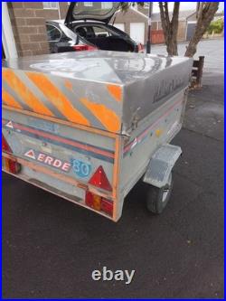 Erde Trailer With Good Tyres Proper Latch On Canopy. Plywood Floor