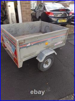 Erde Trailer With Good Tyres Proper Latch On Canopy. Plywood Floor