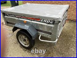 Erde trailer 163 drop down front and rear, tipping trailer on 13 wheels