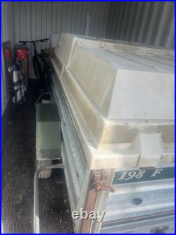 Erdie Trailer 198F 4x4 Trailer Silver 124 Scale Model