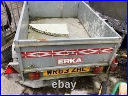 Erka Car Trailer. Used But Good Condition for Collection Only
