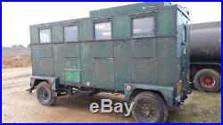 Ex Army control center trailer