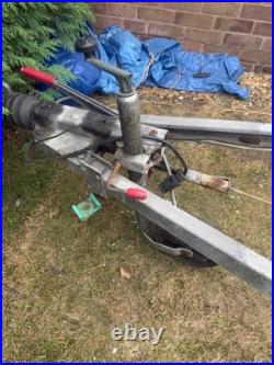 Ex Caravan Galvanised Chassis Trailer Frame with Braked Axle & Hitch Project