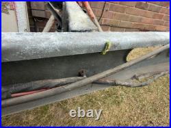 Ex Caravan Galvanised Chassis Trailer Frame with Braked Axle & Hitch Project