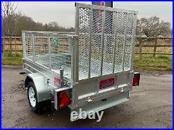 Ex Demo 7ft X 4ft Trailer With Cage Kit Rear Ramp Alloy Toolbox Rear Props Ex Demo 7ft X 4ft Trailer With Cage Kit Rear Ramp Alloy Toolbox Rear Props