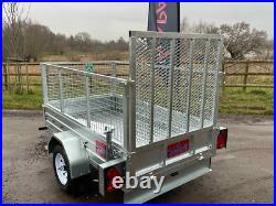 Ex Demo 7ft X 4ft Trailer With Cage Kit Rear Ramp Alloy Toolbox Rear Props Ex Demo 7ft X 4ft Trailer With Cage Kit Rear Ramp Alloy Toolbox Rear Props