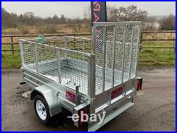 Ex Demo 7ft X 4ft Trailer With Cage Kit Rear Ramp Alloy Toolbox Rear Props Ex Demo 7ft X 4ft Trailer With Cage Kit Rear Ramp Alloy Toolbox Rear Props