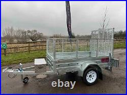 Ex Demo 7ft X 4ft Trailer With Cage Kit Rear Ramp Alloy Toolbox Rear Props Ex Demo 7ft X 4ft Trailer With Cage Kit Rear Ramp Alloy Toolbox Rear Props