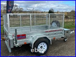 Ex Demo 7x4 Trailer with Spare wheel & Alloy Toolbox 750kg GVW-photo use APACHE