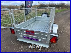 Ex Demo 7x4 Trailer with Spare wheel & Alloy Toolbox 750kg GVW-photo use APACHE