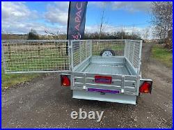 Ex Demo 7x4 Trailer with Spare wheel & Alloy Toolbox 750kg GVW-photo use APACHE