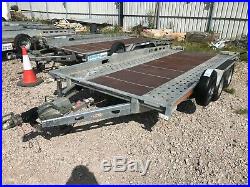 Ex-Hire Indespension CT27147 14ft Twin Axle Car Transporter Trailer 2700KG