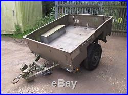 Ex MOD British Army Sankey Wide Track Trailer Military Land Rover Expedition