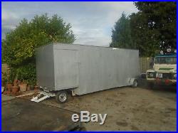 Ex NHS 3.5 ton large box trailer