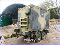 Ex army communications trailer