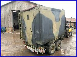 Ex army communications trailer