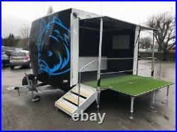 Exhibition Trailer / Box Trailer Ideal For Catering, Mobile Bar, Band Trailer