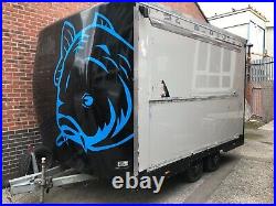 Exhibition Trailer / Box Trailer Ideal For Catering, Mobile Bar, Band Trailer