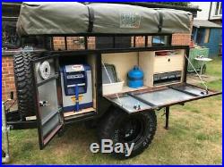 Expedition Sankey Land Rover Trailer Overland Off Road Camping + Roof Top Tent