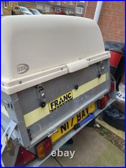 FRANC GOOD QUALITY CAMPING TRAILER 5ft x 4ft GOOD CLEAN WORKING CONDITION