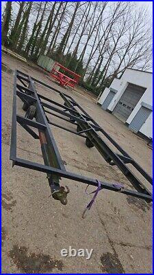 Farm-built Tri axle trailer chassis, 3250mm x 8000mm