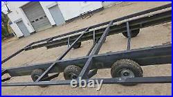 Farm-built Tri axle trailer chassis, 3250mm x 8000mm