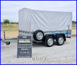 Faro 8ft x 4ft 750kg Twin Axle Unbraked Tarpaulin Trailer Ifor BV64 BV84 P8e