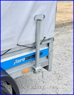 Faro 8ft x 4ft 750kg Twin Axle Unbraked Tarpaulin Trailer Ifor BV64 BV84 P8e