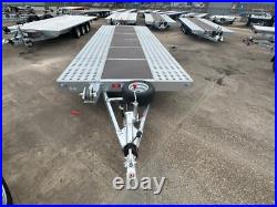 Flat Bed Car Transporter Trailer 18ft 3500kg Triple Axle AL-KO Suspension 5,5m