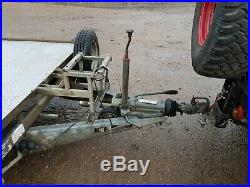 Flat Bed Trailer 16 foot Twin Axle Wheel Under Ifor Williams, car trailer #106
