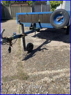 Flat bed trailer, used with 2 good tires. Collection Canterbury kent
