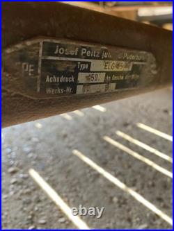 Flat bed trailer, used with 2 good tires. Collection Canterbury kent