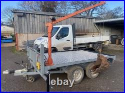 Flatbed Goods Trailer With Crane 12v PRICE INCLUDES VAT