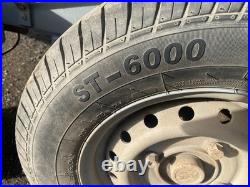 Flatbed Goods Trailer With Crane 12v PRICE INCLUDES VAT