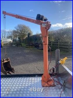 Flatbed Goods Trailer With Crane 12v PRICE INCLUDES VAT Flatbed Goods Trailer With Crane 12v PRICE INCLUDES VAT