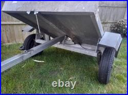 Flatbed Trailer Erde With Manual Tilt And Tie Downs Flatbed Trailer Erde With Manual Tilt And Tie Downs