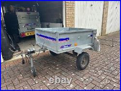 Franc Camping Car Trailer- Lightweight Galvanised With Metal Frame & Cover