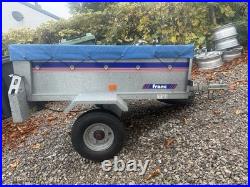 Franc Car Trailer 3x4 375kg Capacity 7 Pin Electrics Excellent Condition