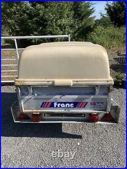 Franc Galvanised Camping Trailer, 450kgs, Abs Lid