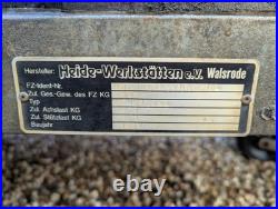 Galvanised 10ft X 4ft Quality German Built 1 ton Braked Goods Trailer