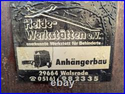 Galvanised 10ft X 4ft Quality German Built 1 ton Braked Goods Trailer