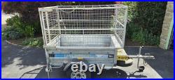 Galvanised Camel Tipper Trailer with Cage, Spare Wheel and Wheel Lock
