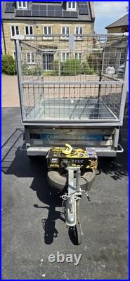 Galvanised Camel Tipper Trailer with Cage, Spare Wheel and Wheel Lock