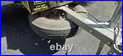 Galvanised Camel Tipper Trailer with Cage, Spare Wheel and Wheel Lock
