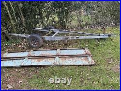 Galvanised Caravan Frame Chassis With Wheels Trailer Sides Project
