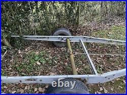 Galvanised Caravan Frame Chassis With Wheels Trailer Sides Project