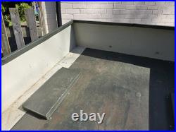 Galvanised Metal Car Trailer 5ft wide x 6.5ft long with Electrics