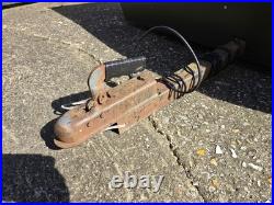 Galvanised Metal Car Trailer 5ft wide x 6.5ft long with Electrics